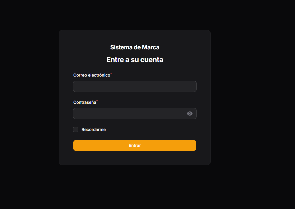 Inicio de sesión